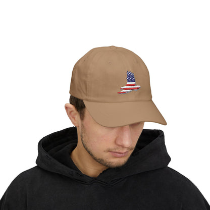 4th of July Classic Cap with American Flag Design, Patriotic Cap, Adjustable Hat, Gift for Dad, Summer Accessory, Independence Day