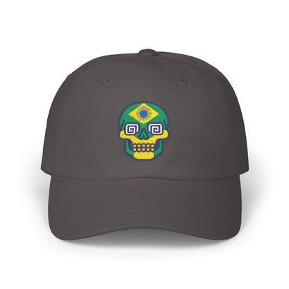 Colorful Skull Classic Dad Cap - Trendy Summer Hat for Music Festivals, Beach Days, Casual Outings, Unique Gift for Him, Adjustable Snapback