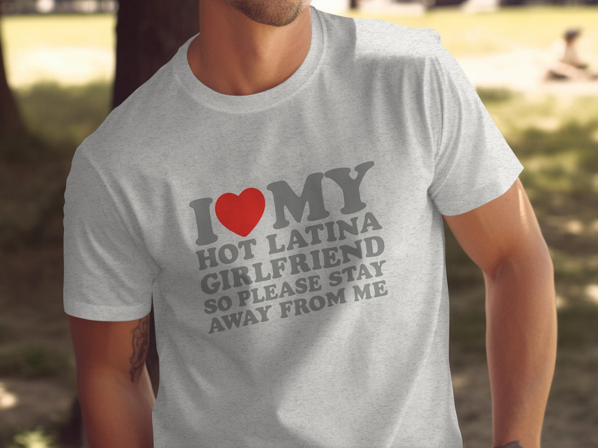 I Love My Hot Latina Girlfriend Graphic Tee product