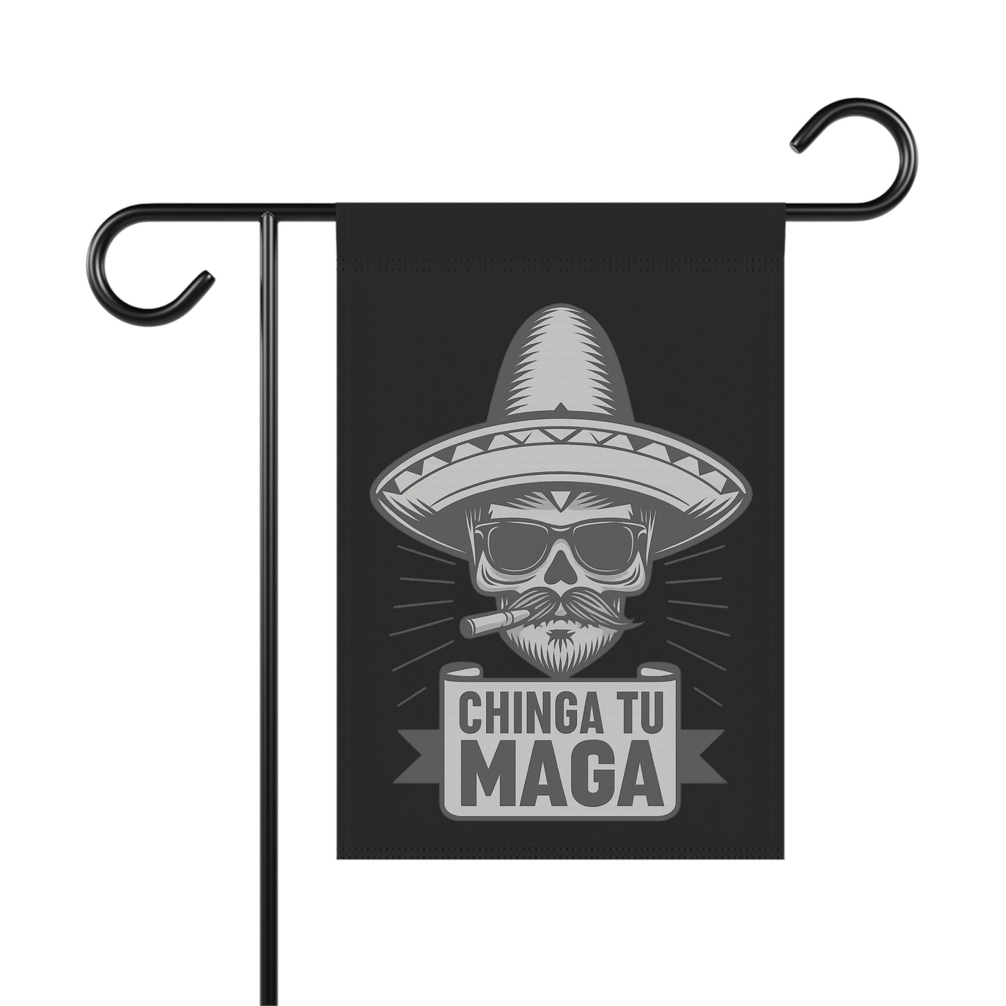 Chinga Tu Maga FDT Anti Trump Mexican Patriotic Garden Flag, Decorative Outdoor Banner, Dia de los Muertos Decor, Festive Yard Art, Cinco de Mayo Decoration