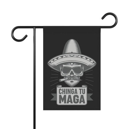 Chinga Tu Maga FDT Anti Trump Mexican Patriotic Garden Flag, Decorative Outdoor Banner, Dia de los Muertos Decor, Festive Yard Art, Cinco de Mayo Decoration