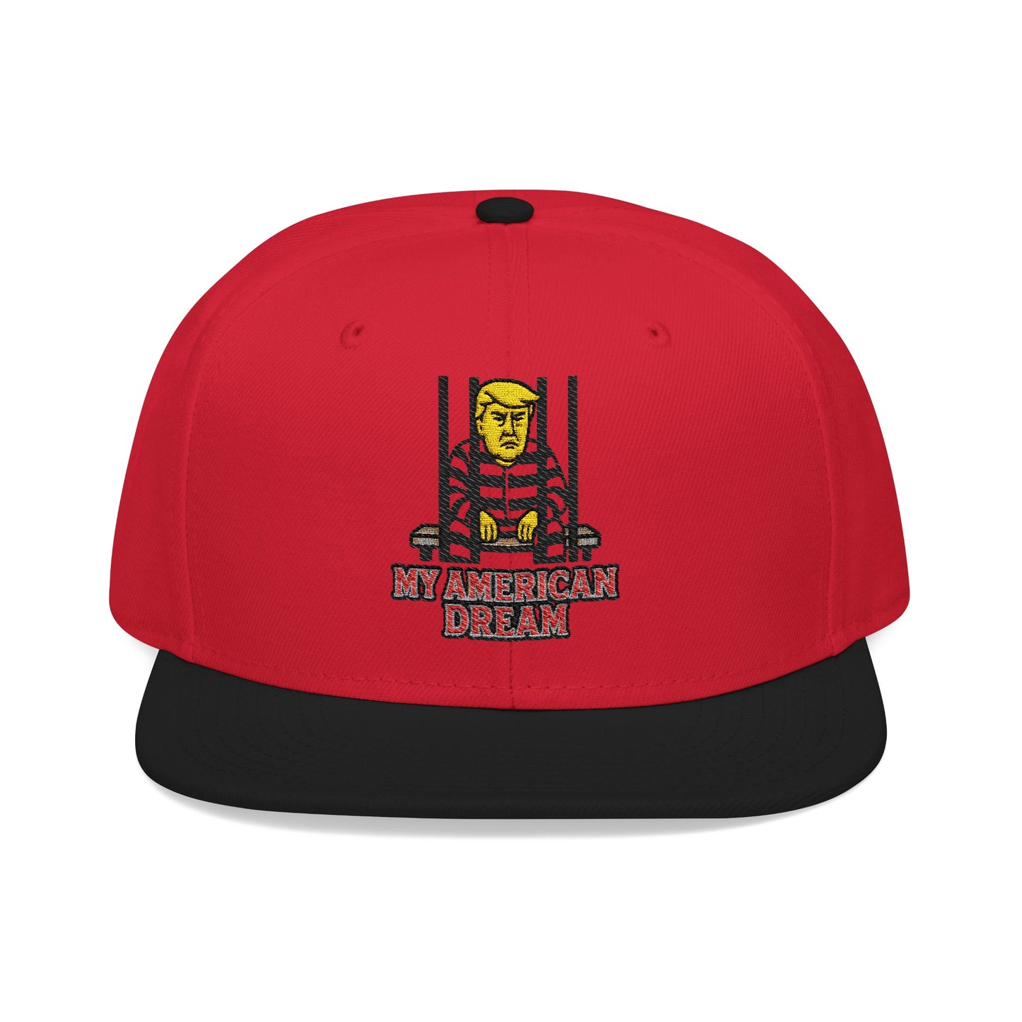 Anti Trump Hat, My American Dream Embroidered Snapback Hat - Stylish Cap for Everyday Wear, Perfect for Casual Outings, Birthdays, Streetwear Fashion, Gift for Him/Her
