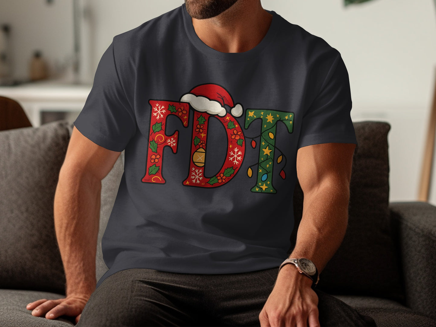 Festive Santa Hat FDT Christmas T-shirt product