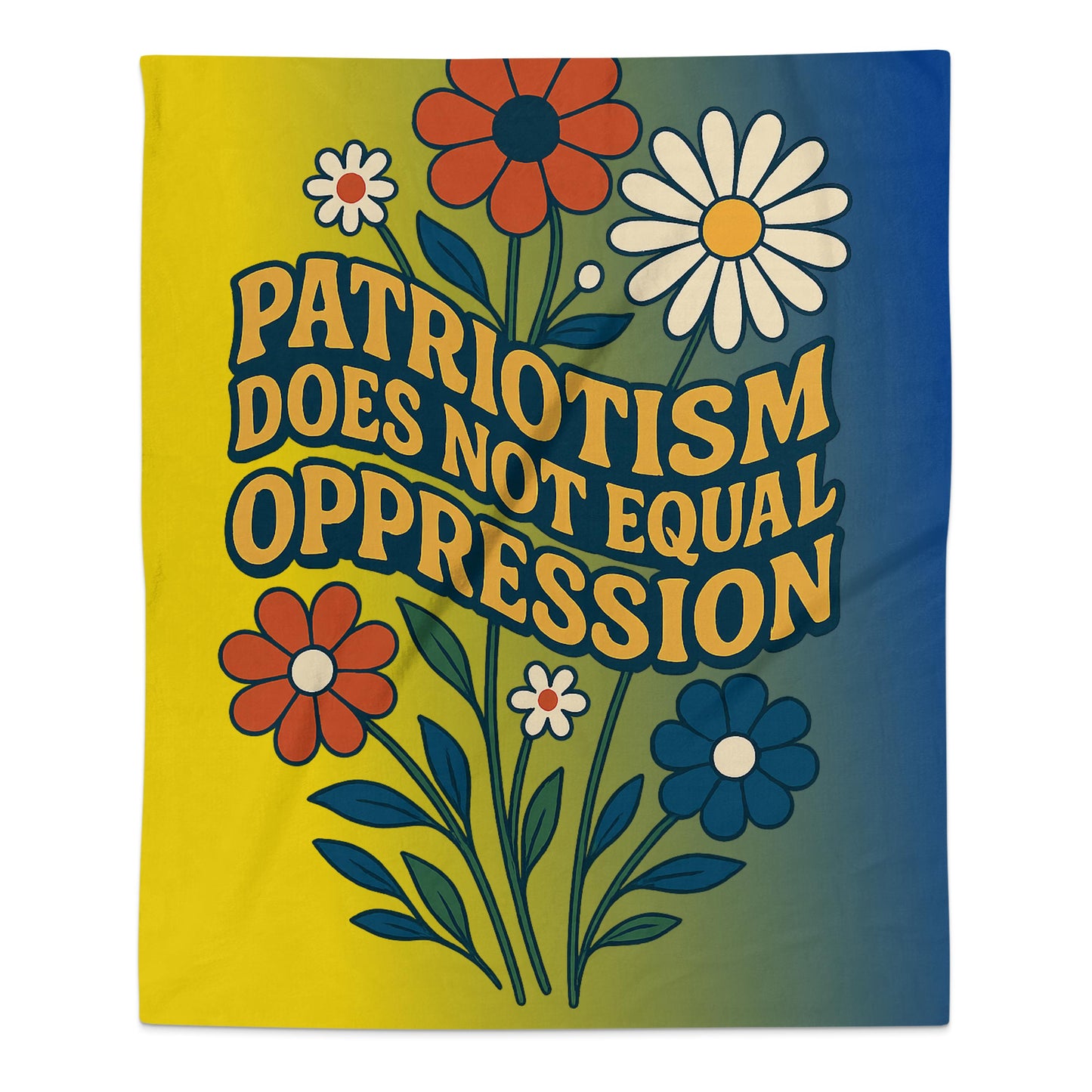 Patriotism Does Not Equal Oppression Floral product