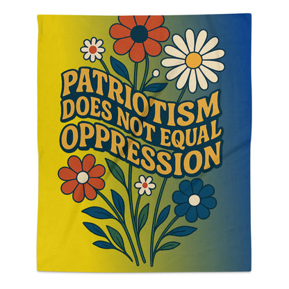 Patriotism Does Not Equal Oppression Floral product