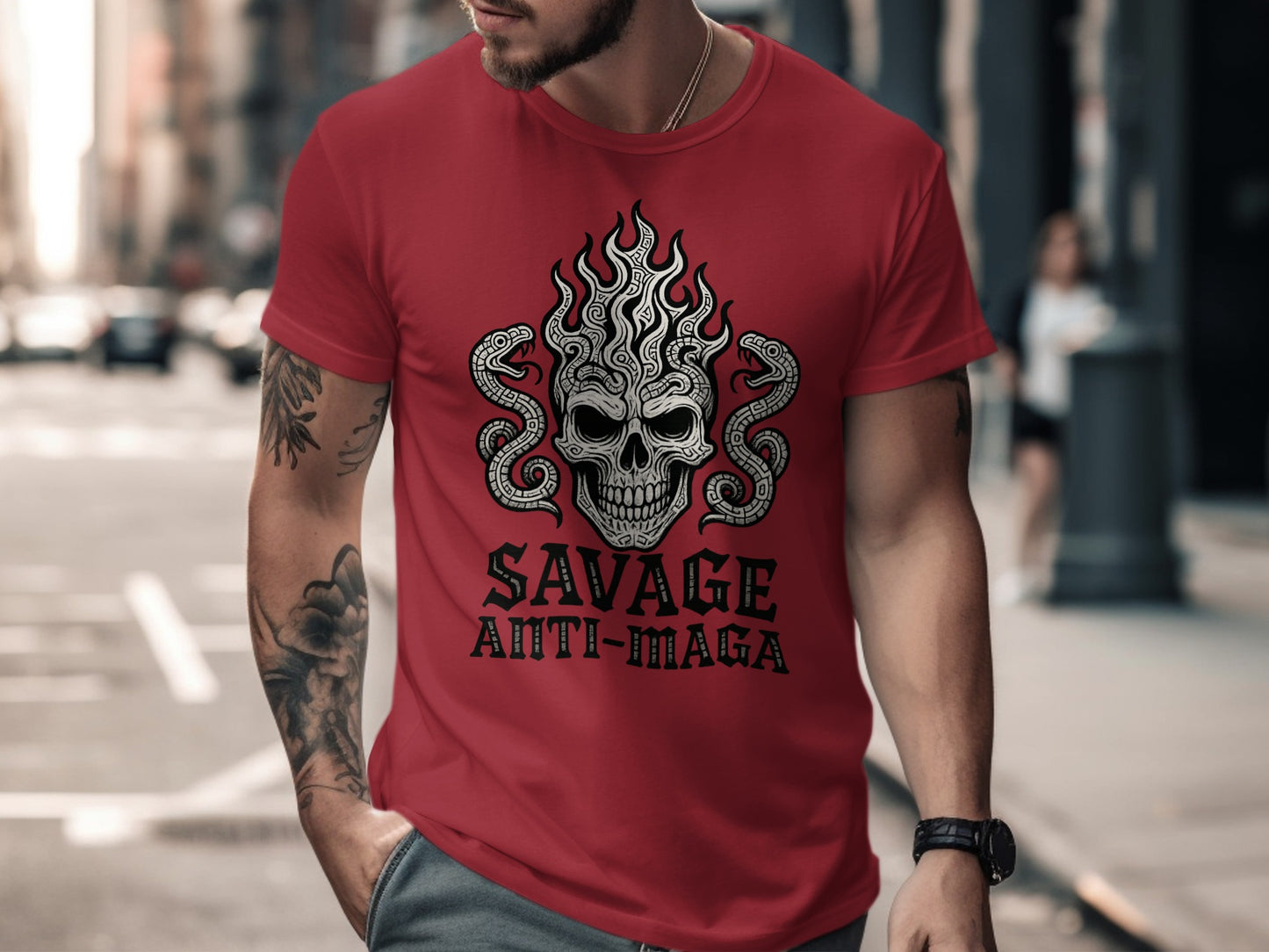 Savage Anti-Mage Graphic Tee for Bold Statement