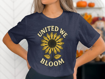 United We Bloom Graphic Print Tee Shirt product