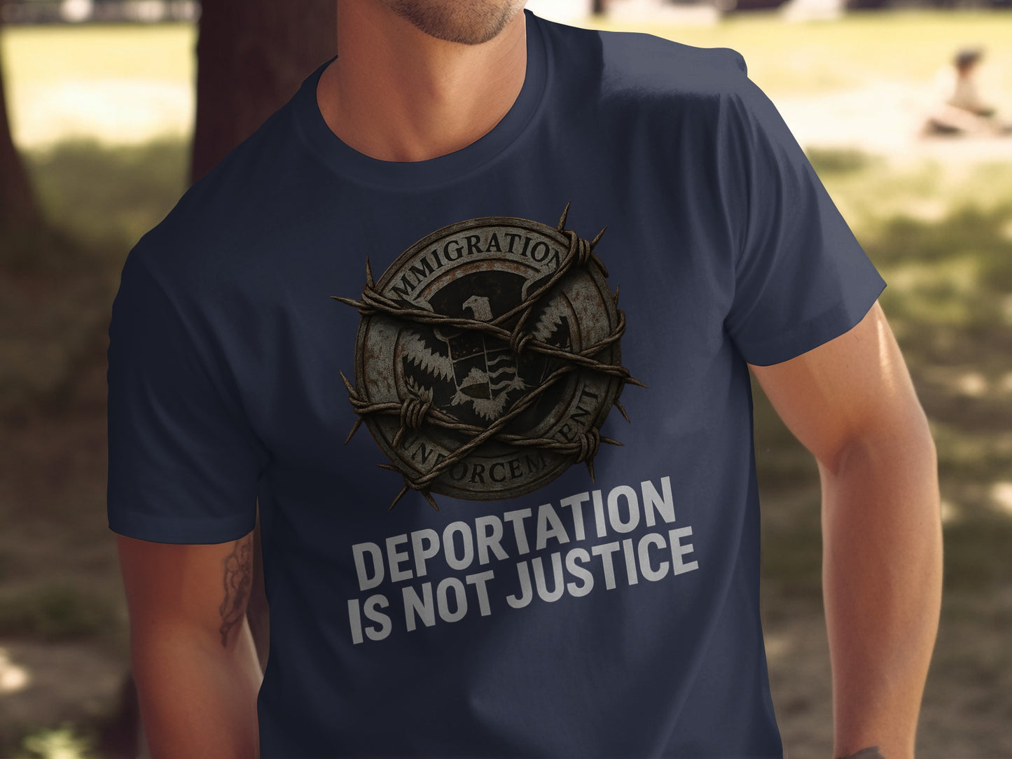 Deportation Is Not Justice Graphic T-shirt