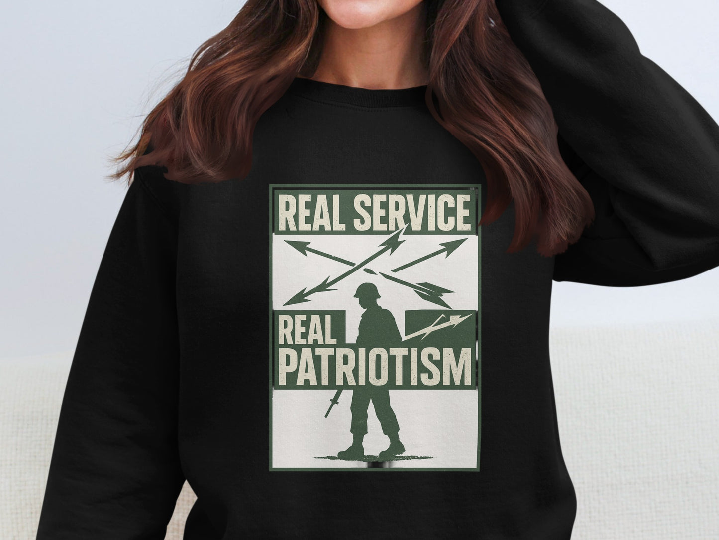 Real Service Real Patriotism Graphic Shirt product