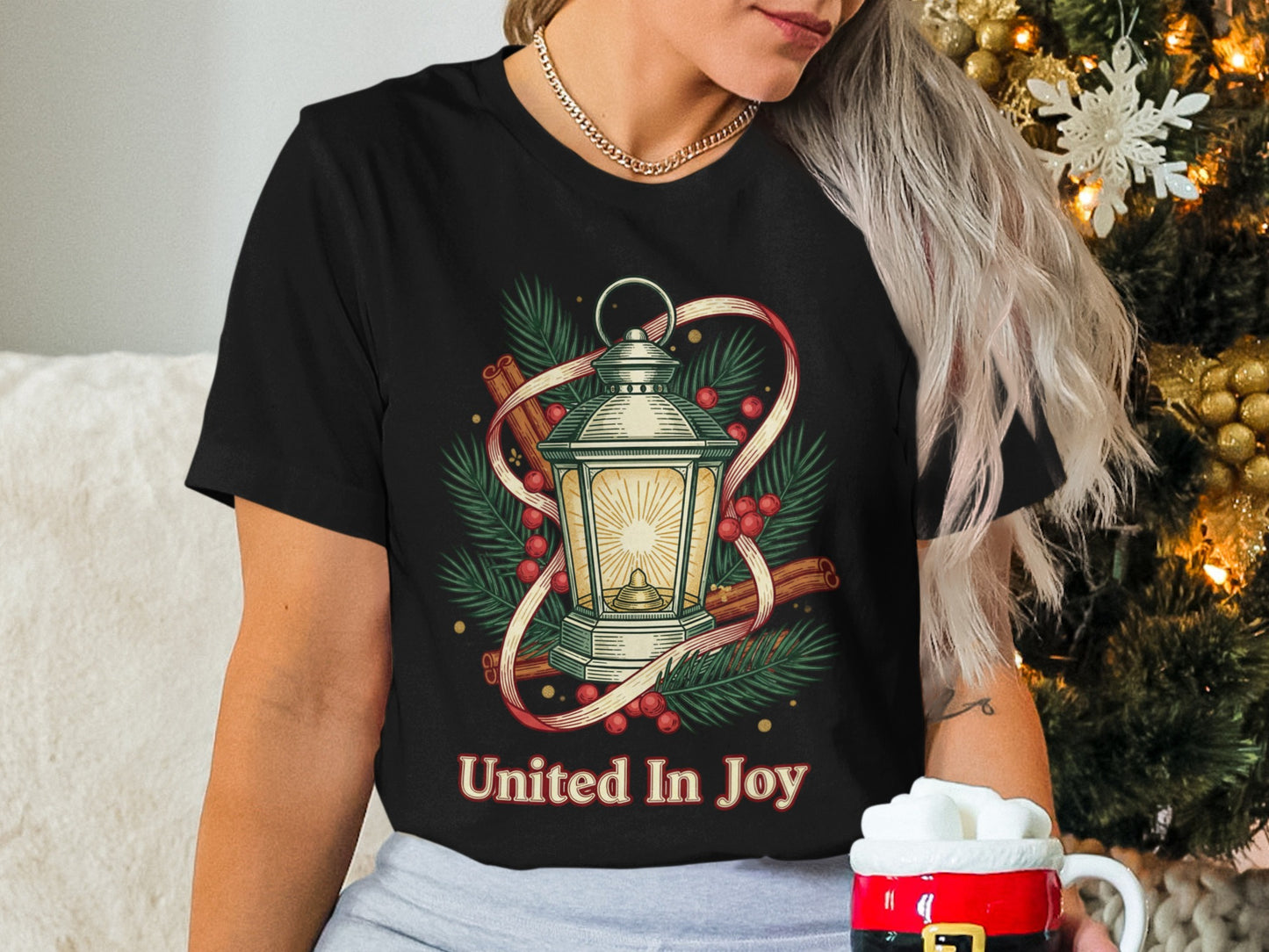 United In Joy Lantern Christmas Shirt