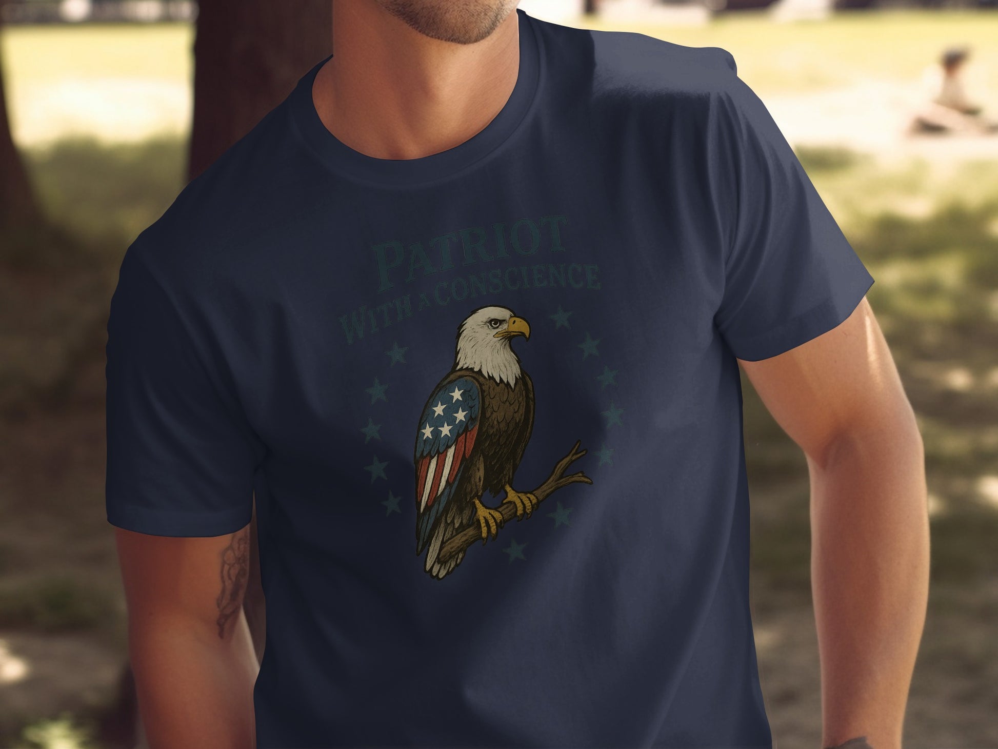 Patriotic Eagle Design Patriot With Conscience product type