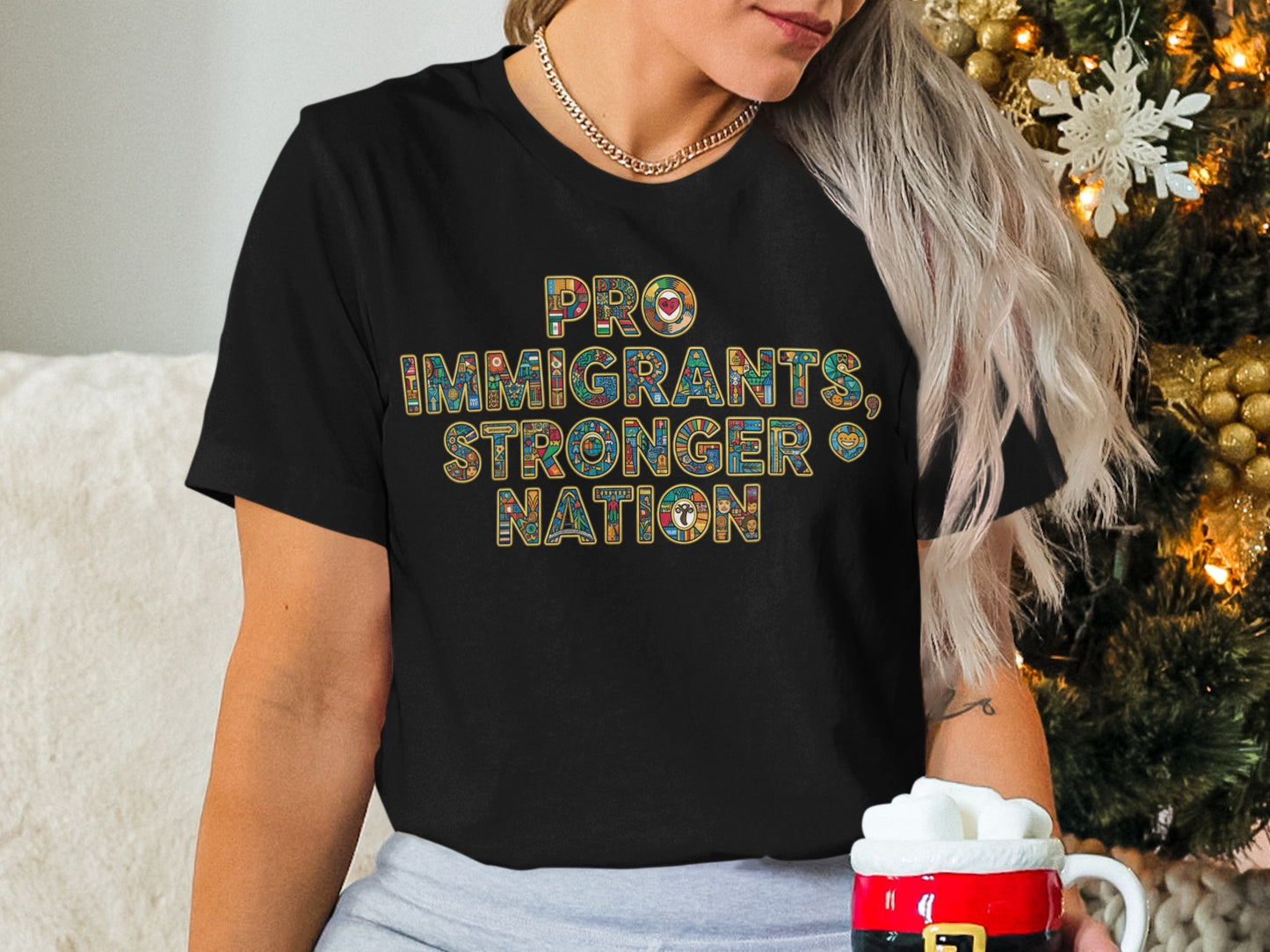 Pro Immigrants Stronger Nation Inspirational Shirt