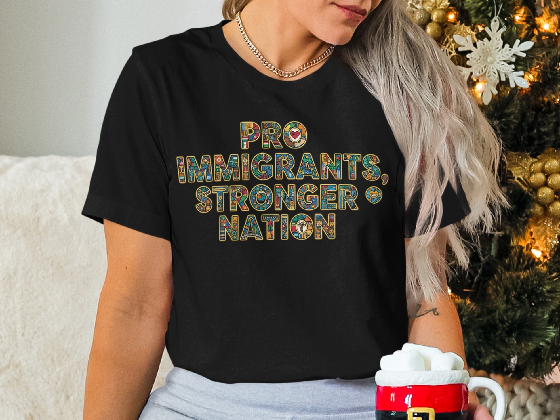 Pro Immigrants Stronger Nation Inspirational Shirt