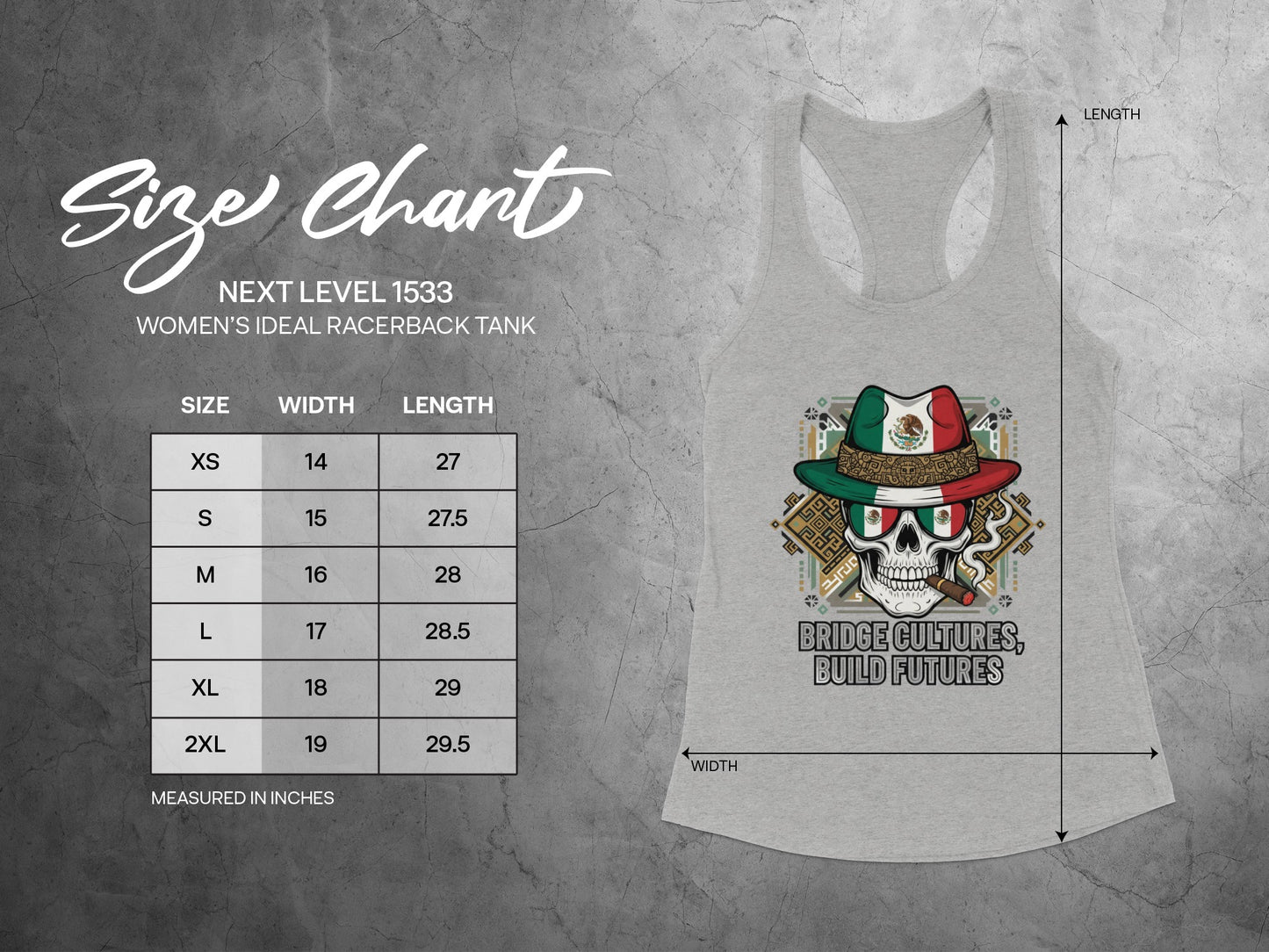 Bridge Cultures Build Futures Women's Tank