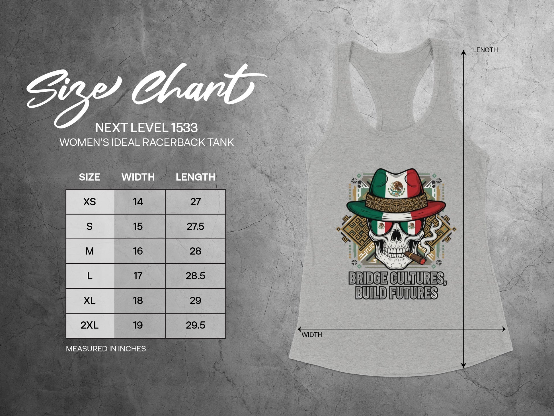 Bridge Cultures Build Futures Women's Tank