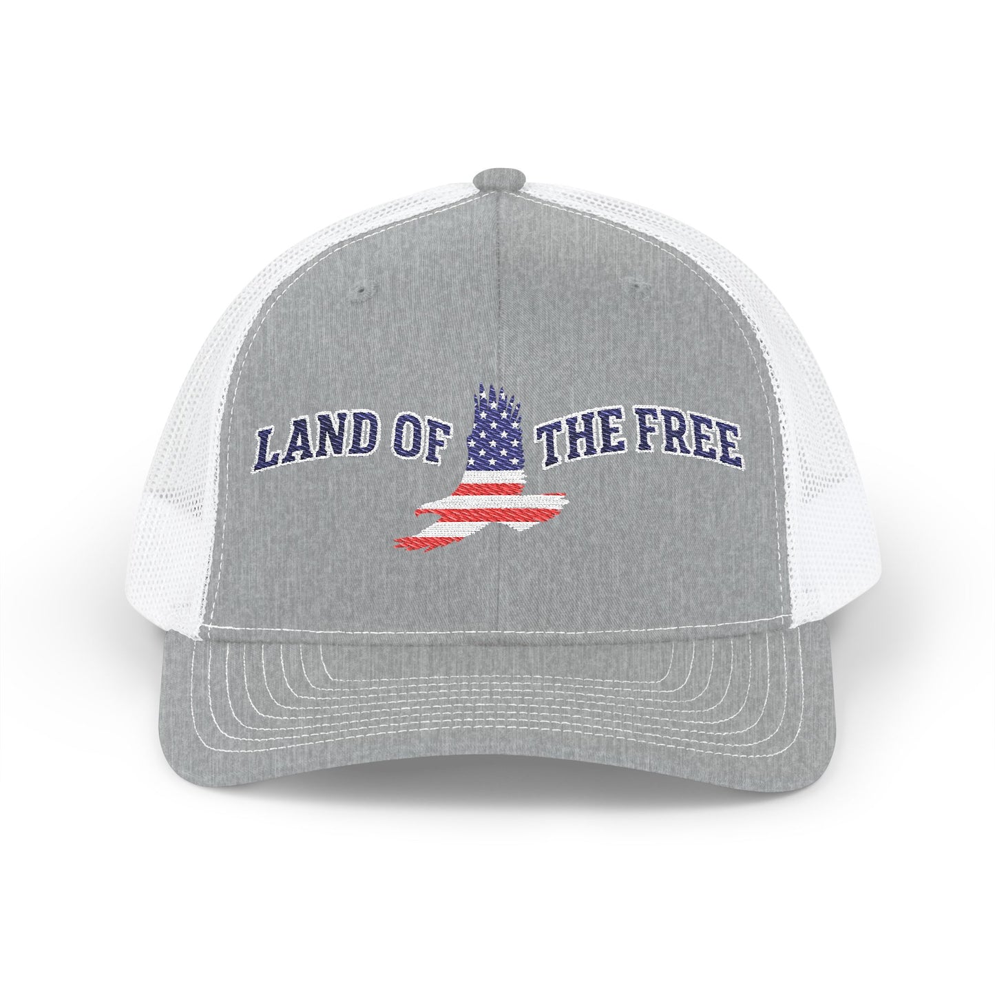 4th of JULY Patriotic Snapback Trucker Cap, Land of the Free Hat, Embroidered Cap for Independence Day, Casual Wear, Outdoor Activities