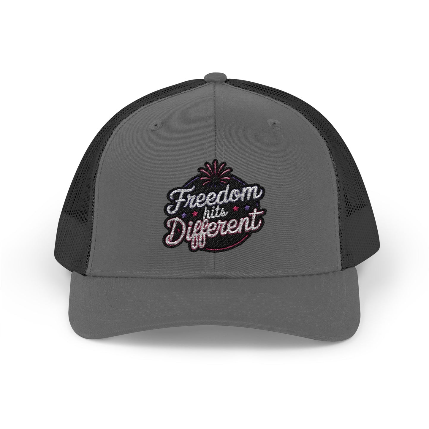 Freedom Hits Different Snapback Trucker Cap - Stylish Sportswear for Summer Activities