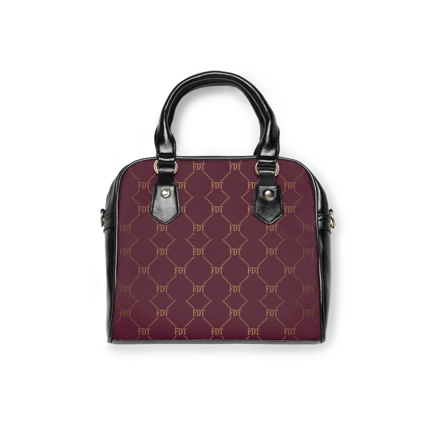 FDT Subtle Monogram Shoulder Handbag Anti Trump Designer Patterned Tote for Everyday Chic