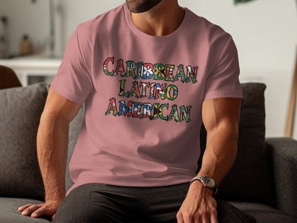 Caribbean Latino American Graphic T-shirt Product