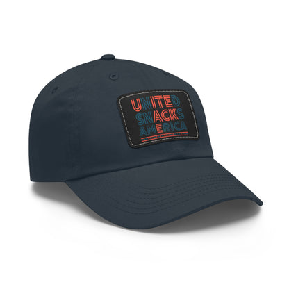 Trendy Dad Hat with Leather Patch - United Snacks America
