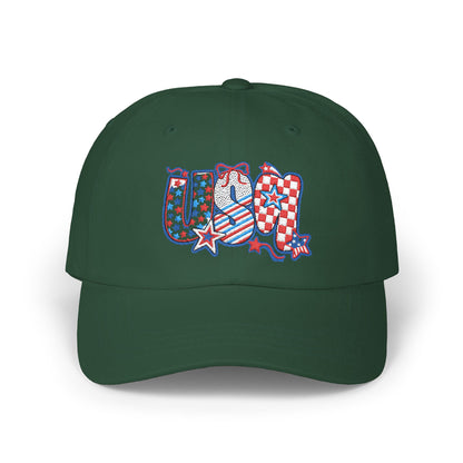 Embroidery Hat 4th of July Patriotic Dad Cap | USA Cap, Summer Hat, Casual Headwear, Father's Day Gift, Independence Day Accessory, Outdoor Cap