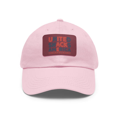 Trendy Dad Hat with Leather Patch - United Snacks America