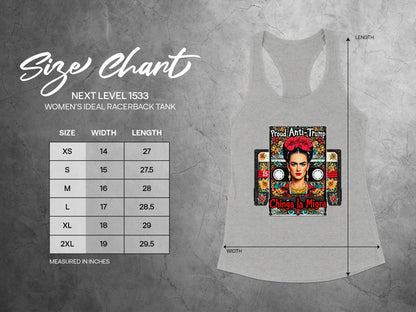 Proud Anti Trump Chinga La Migra Tank Top