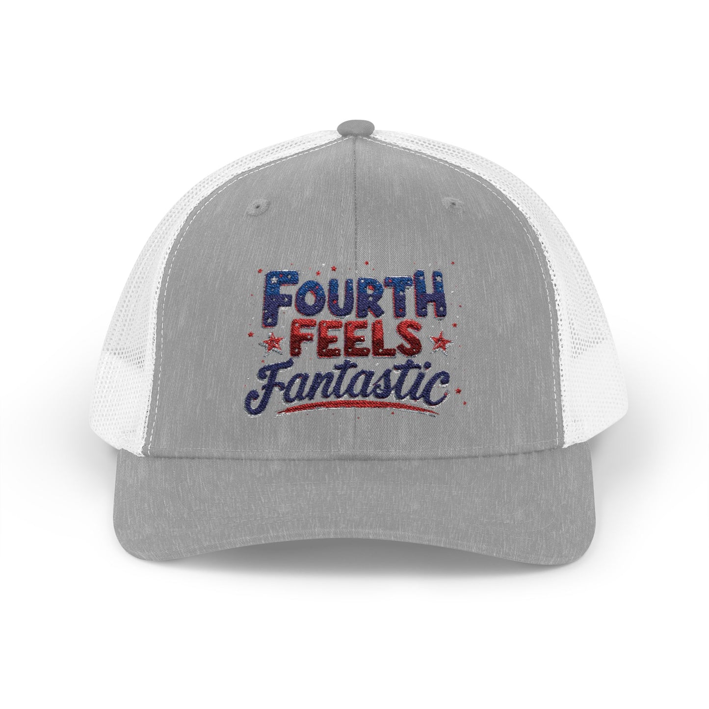 Fourth of July Celebration Snapback Cap - Patriotic Trucker Hat