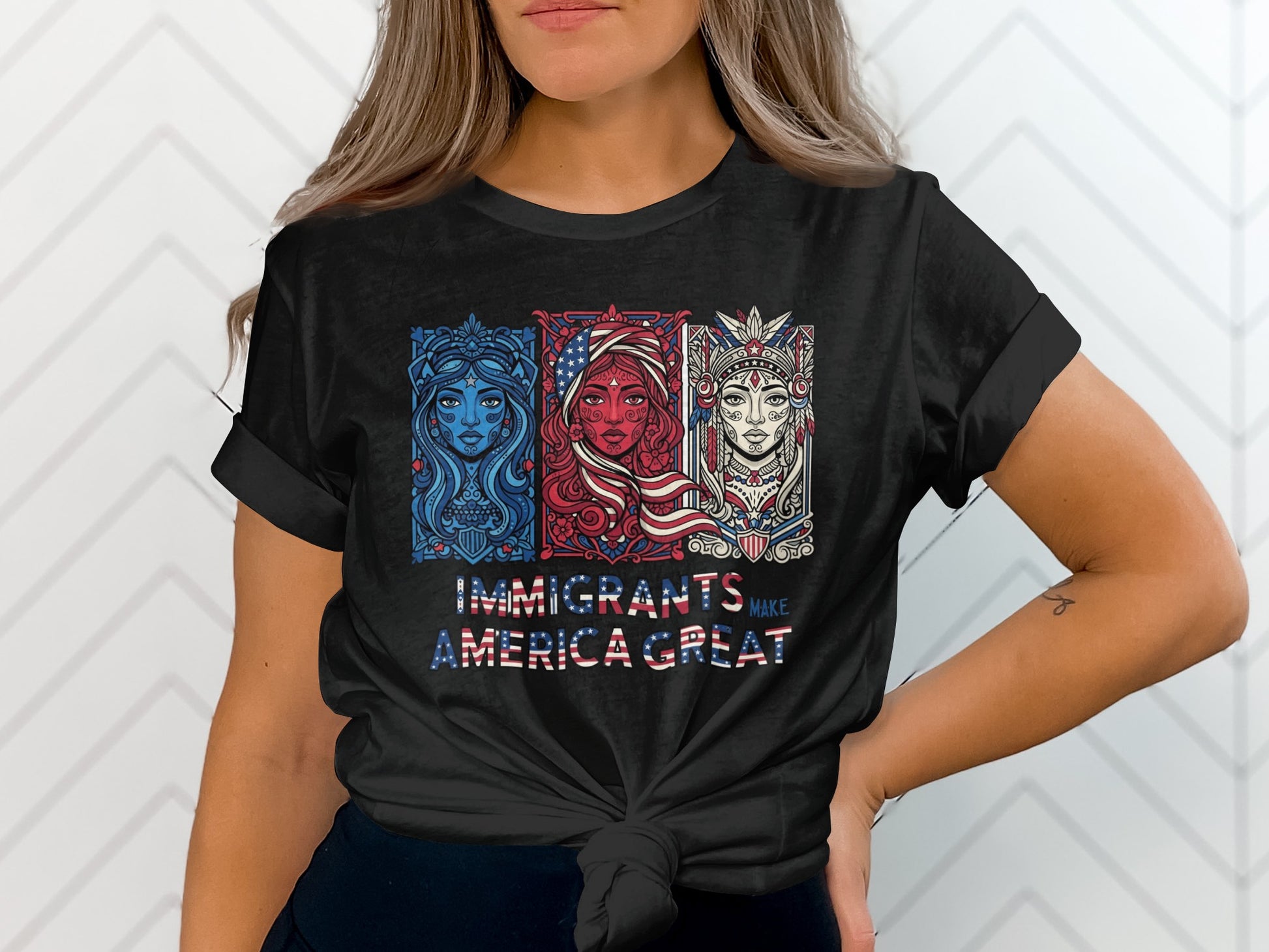 Immigrants Make America Great Graphic Tee