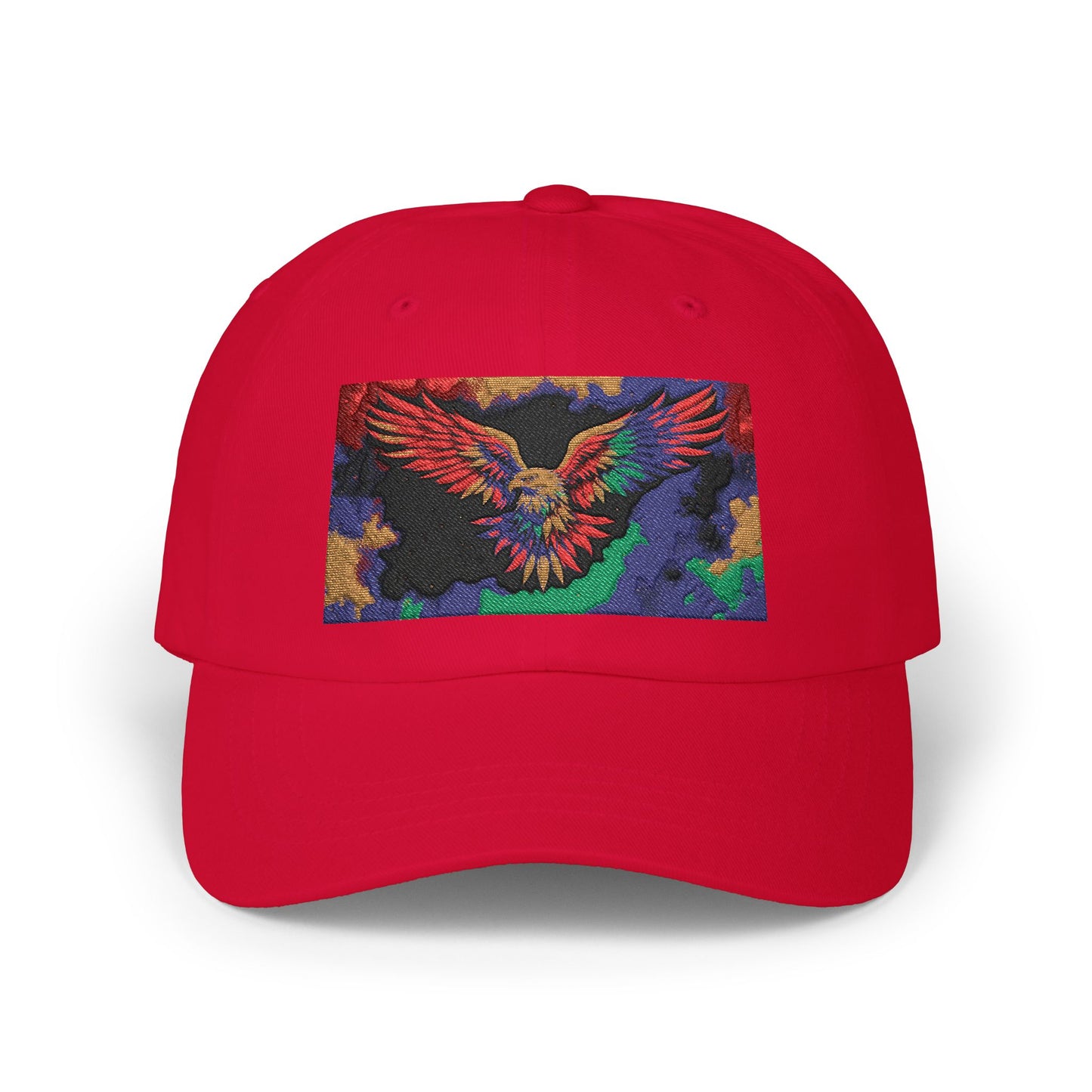 Pride hat Vibrant Eagle Embroidered Cap, Stylish Hat for Outdoors, Casual Wear, Gift Bird Lover's Accessory