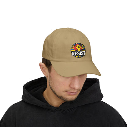 Anti Trump Hat Embroidered Resist Hat Cap, Classic Dad Hat, Unisex Cap for Activists, Casual Wear, Gift for Fathers Day