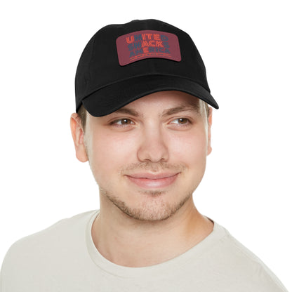 Trendy Dad Hat with Leather Patch - United Snacks America