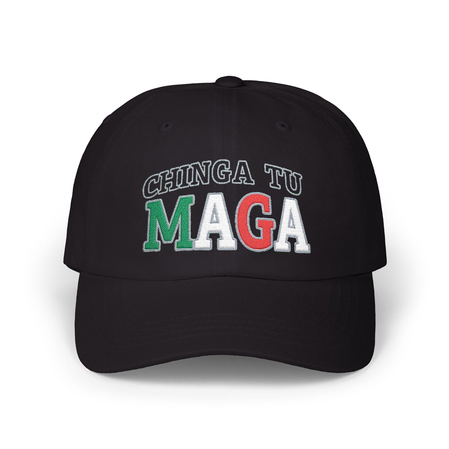 CHINGA Tu Maga Hat Embroidered Classic Dad Cap, Casual Hat for Every Occasion, Trendy Gift for Dads, Summer Accessory, Unisex Cap