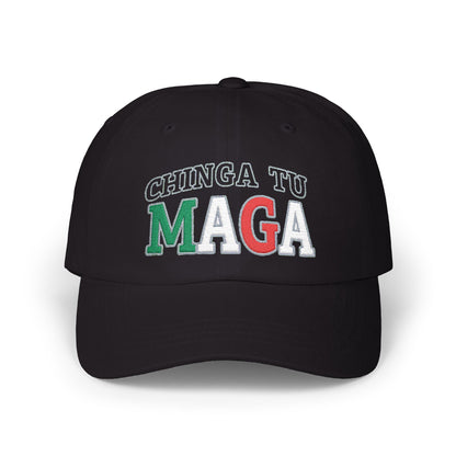 CHINGA Tu Maga Hat Embroidered Classic Dad Cap, Casual Hat for Every Occasion, Trendy Gift for Dads, Summer Accessory, Unisex Cap