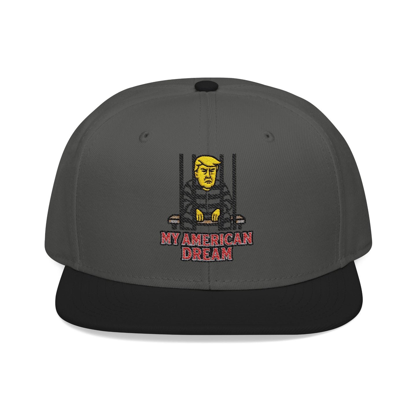 Anti Trump Hat, My American Dream Embroidered Snapback Hat - Stylish Cap for Everyday Wear, Perfect for Casual Outings, Birthdays, Streetwear Fashion, Gift for Him/Her