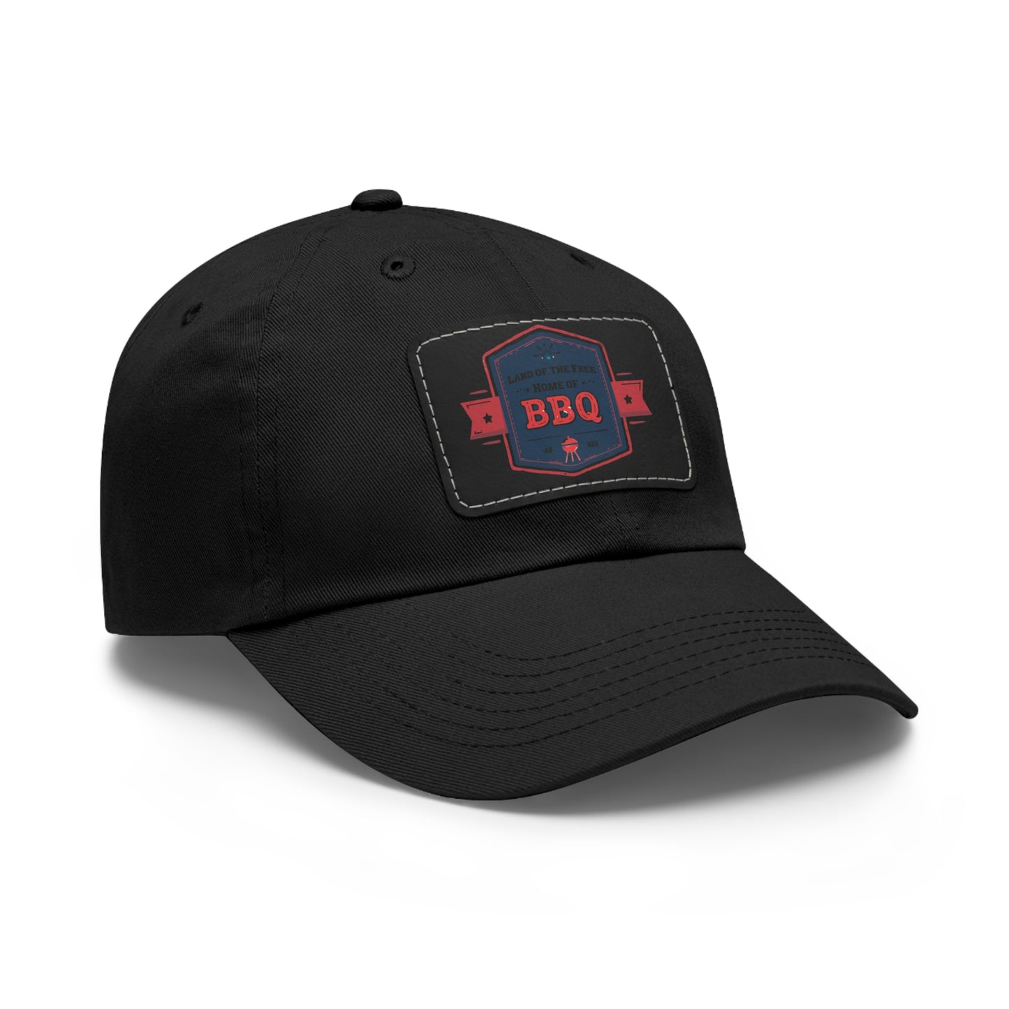 BBQ Dad Hat with Leather Patch - Perfect Gift for Grill Enthusiasts
