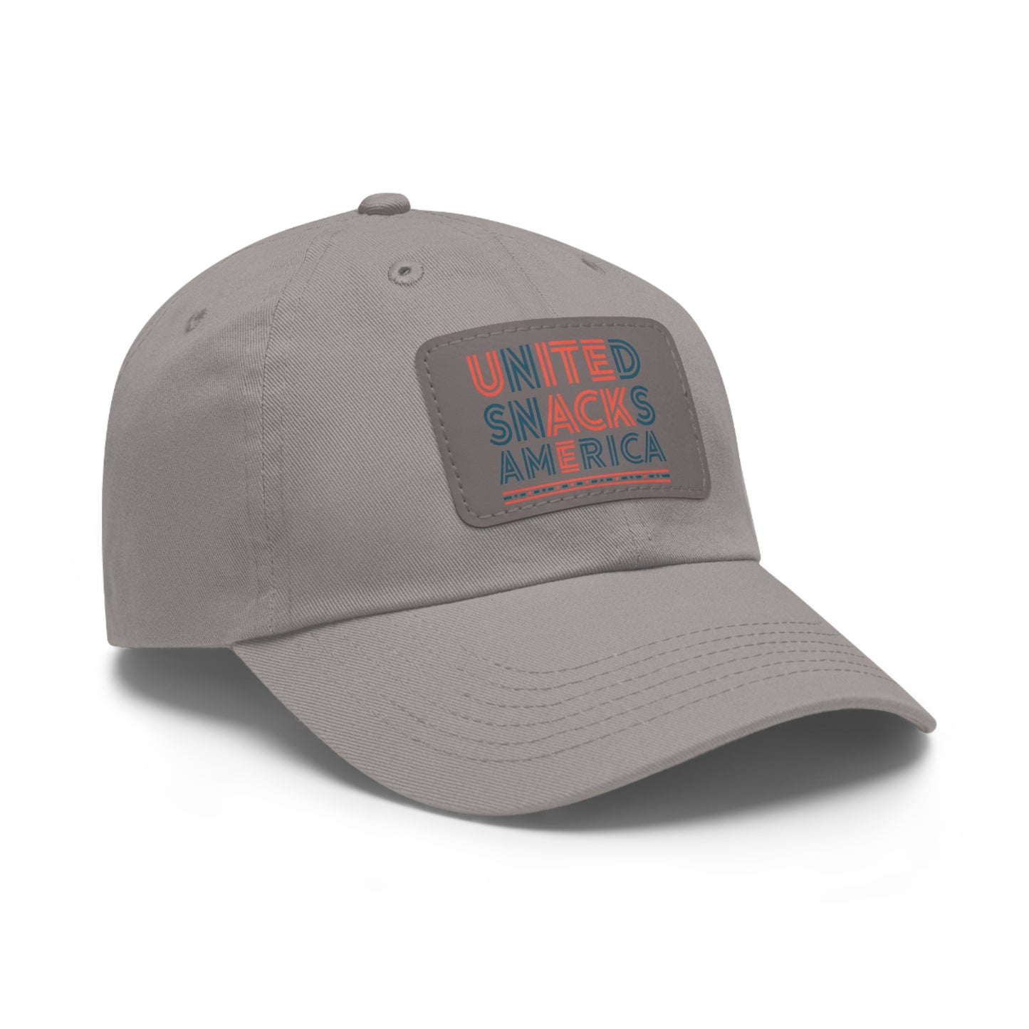 Trendy Dad Hat with Leather Patch - United Snacks America