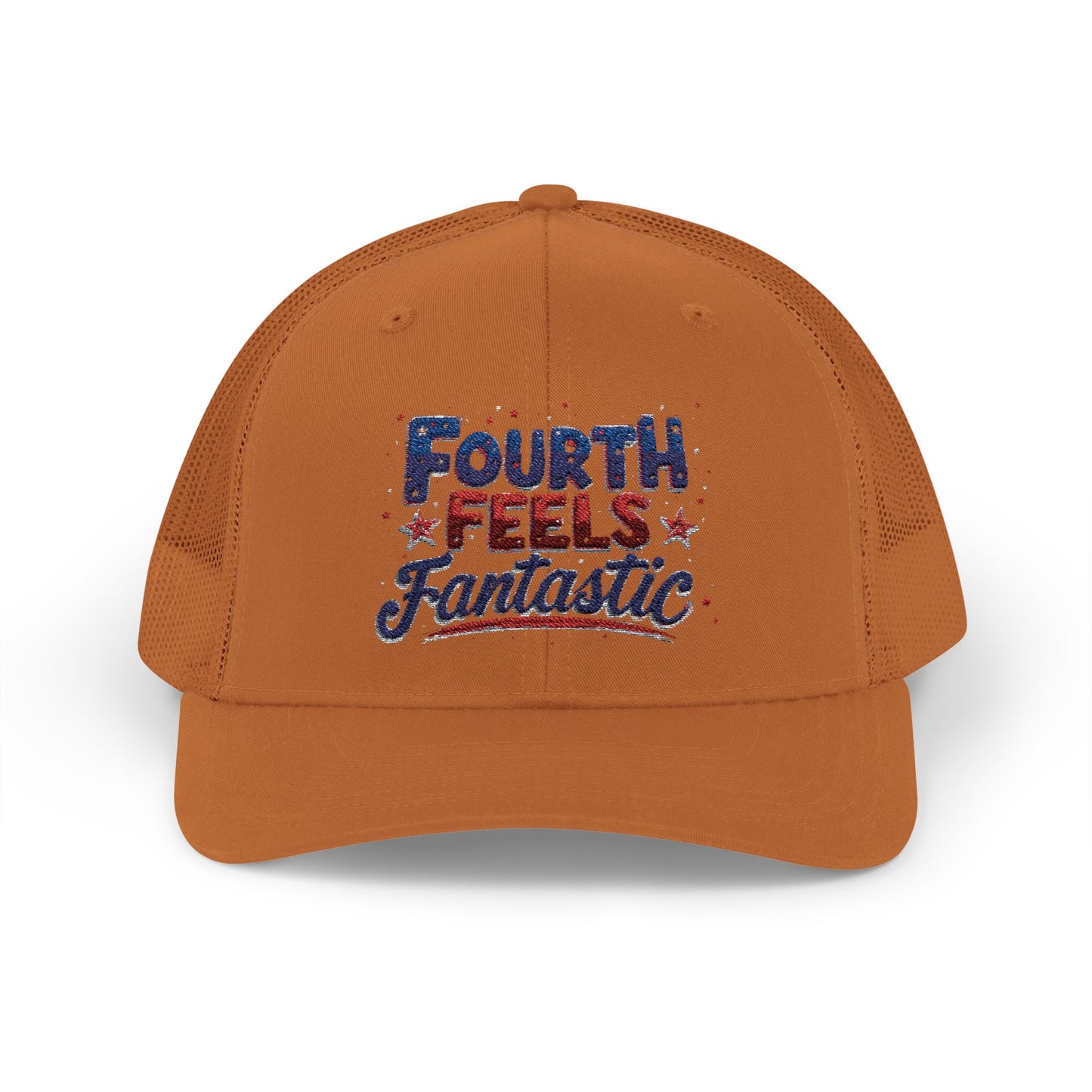 Fourth of July Celebration Snapback Cap - Patriotic Trucker Hat