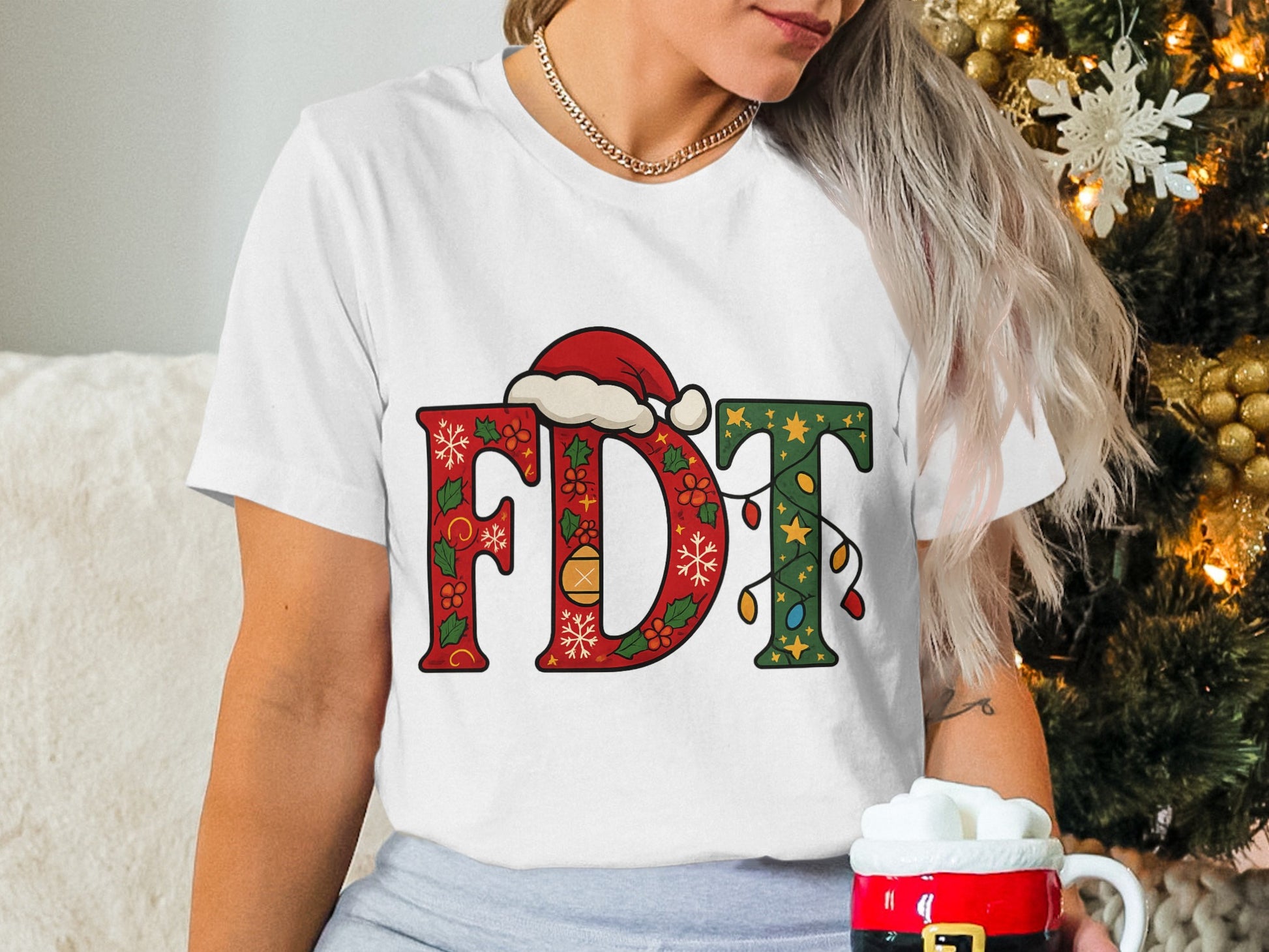 Festive Holiday FDT Christmas T-Shirt