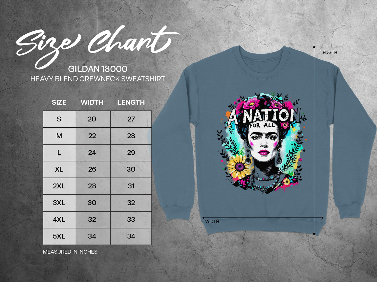 A Nation For All Graphic Sweatshirt