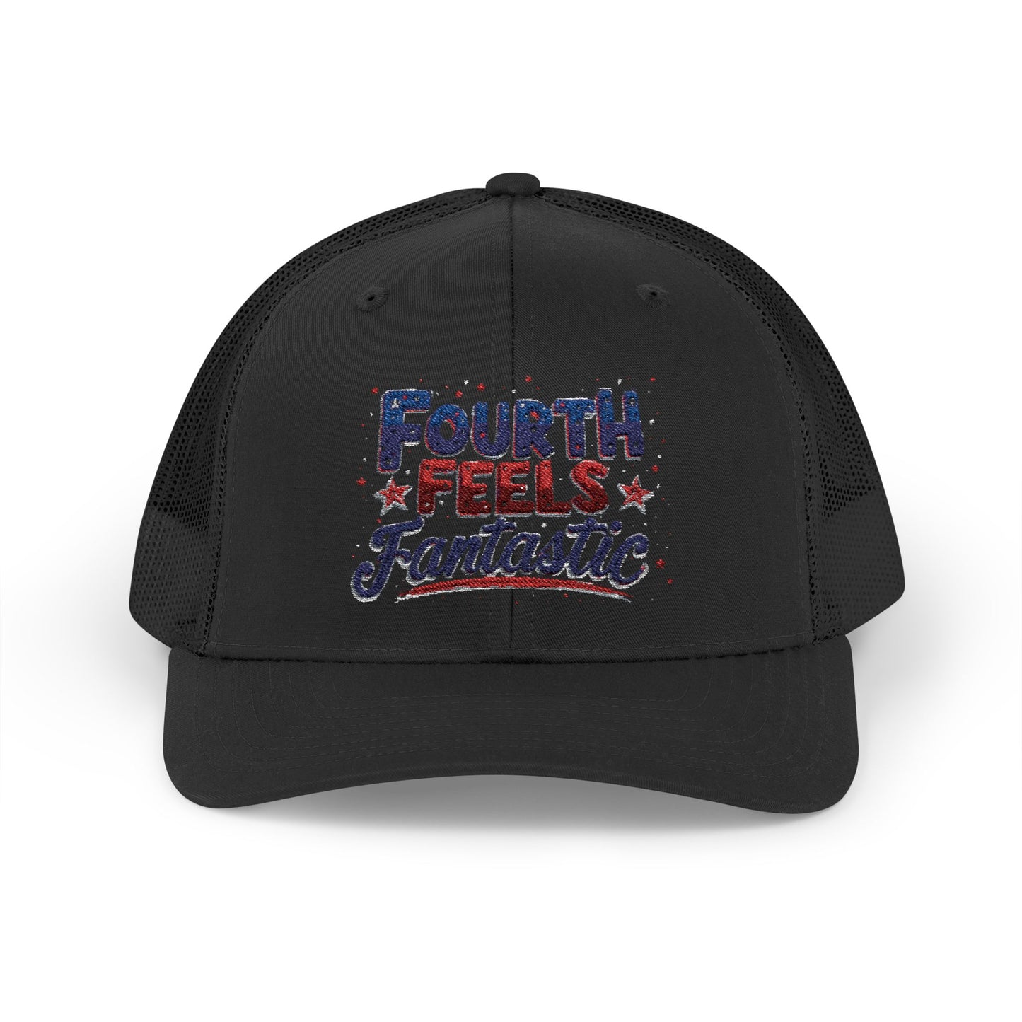 Fourth of July Celebration Snapback Cap - Patriotic Trucker Hat
