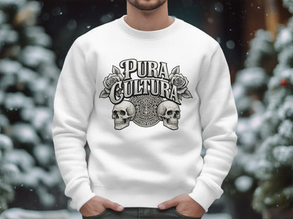 Pura Cultura Skull and Roses Graphic Sweatshirt product type