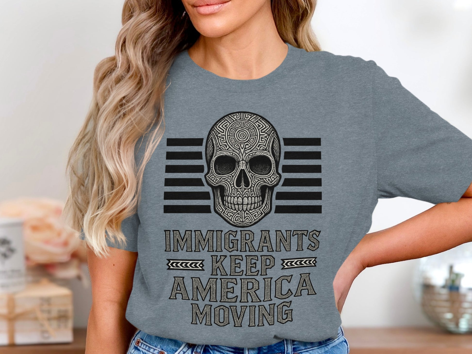 Immigrants Keep America Moving T-shirt product