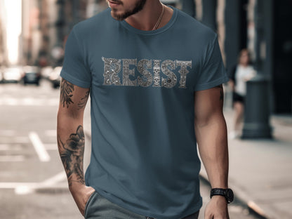 Stylish Urban Graphic Resist T-shirt Design Product