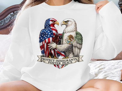 Protect Immigrants Foster Peace Long Sleeve product