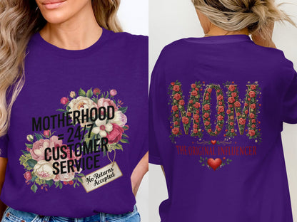 Motherhood 24/7 Customer Service Mom Shirt product