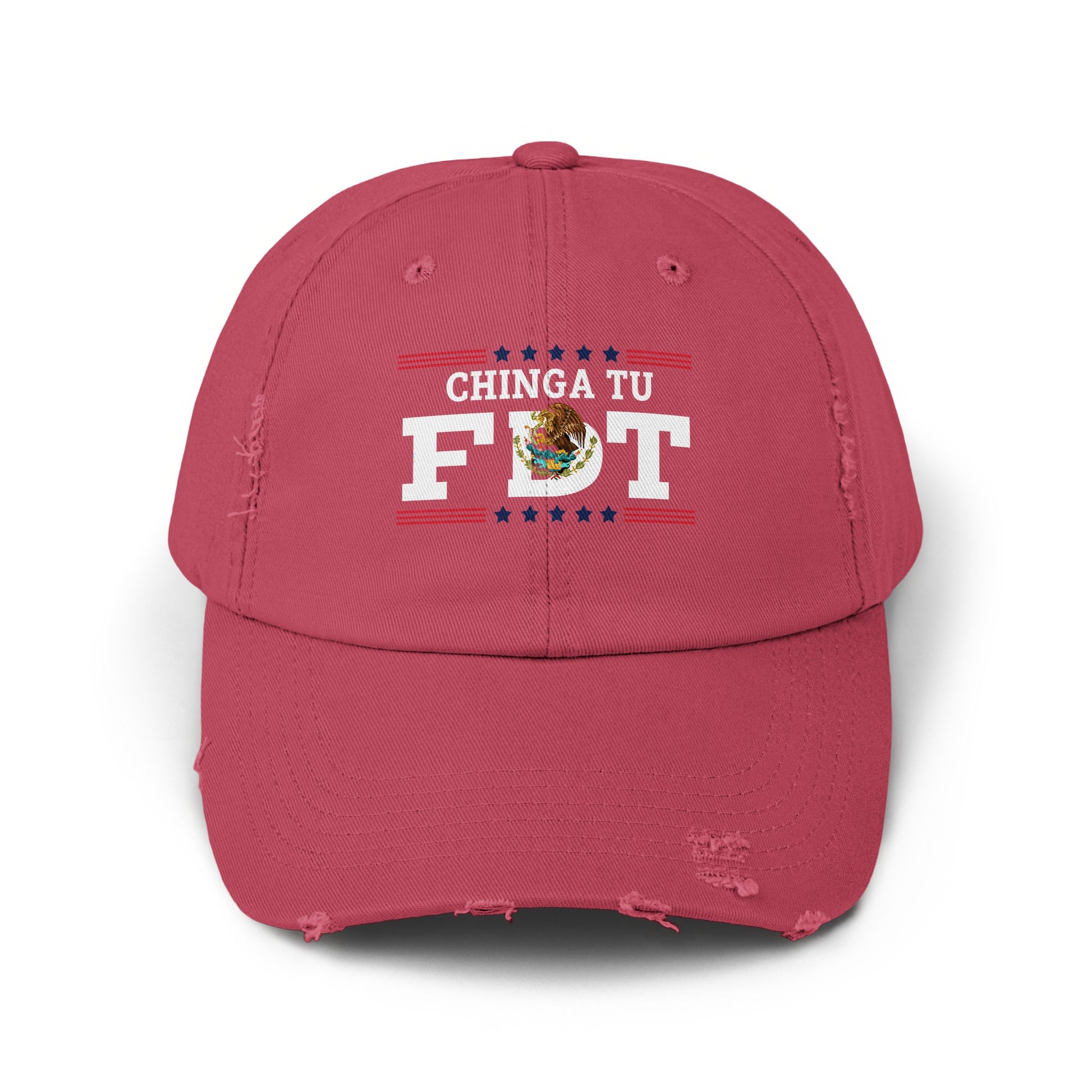 Chinga Tu FDT Distressed Design Cap Hat product