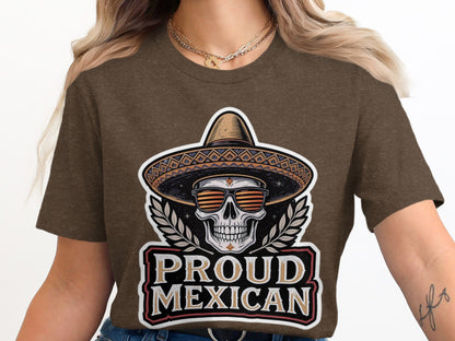 Proud Mexican Skull Design Women's Shirt product