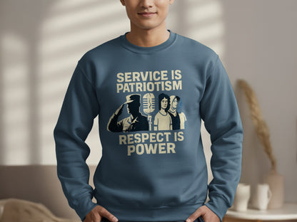 Service Is Patriotism Respect Is Power product