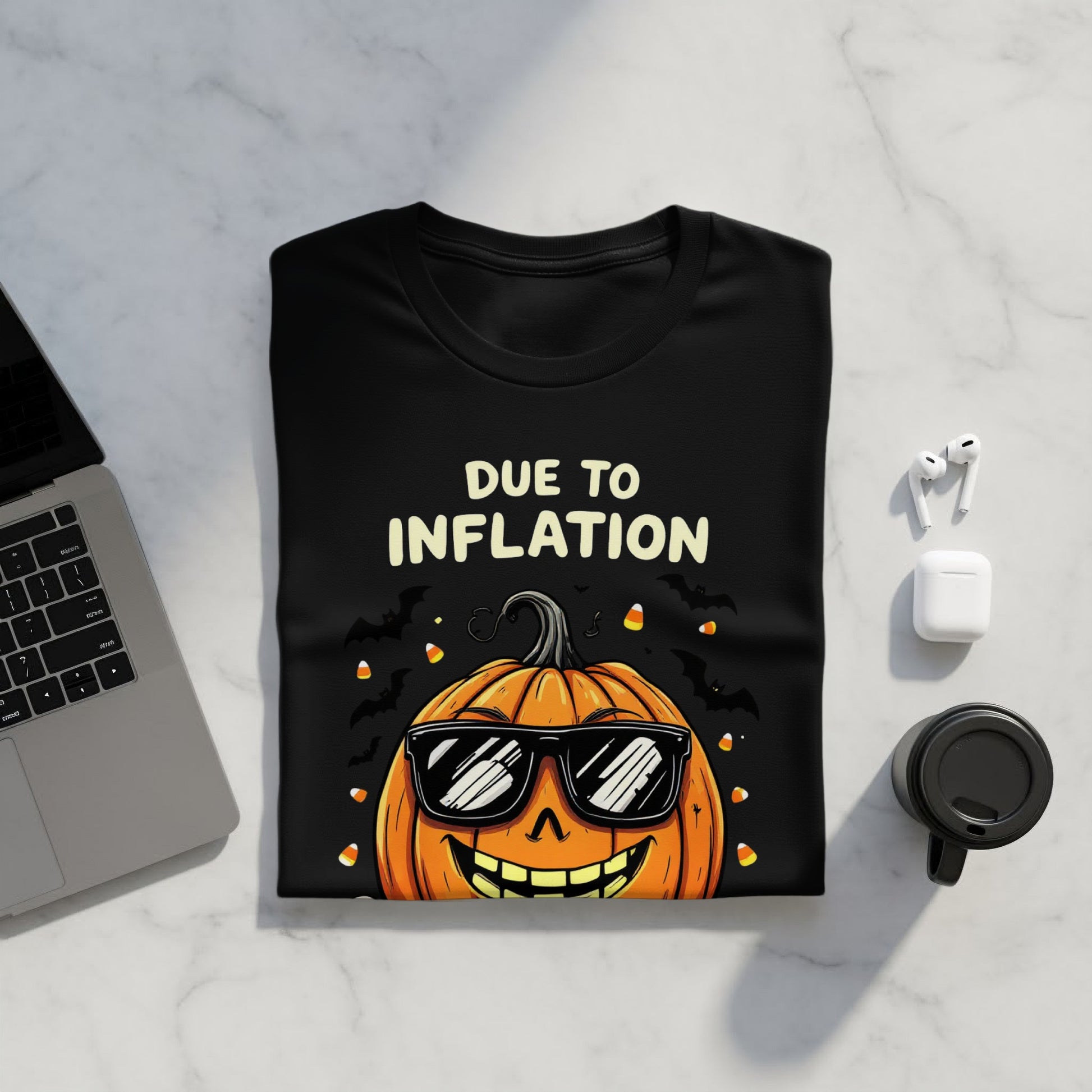 Due to Inflation Jack O'Lantern Humor Shirt product type